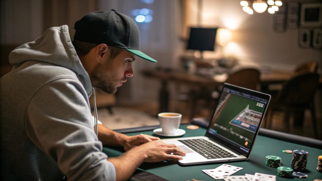 joueurs de poker débutant en ligne