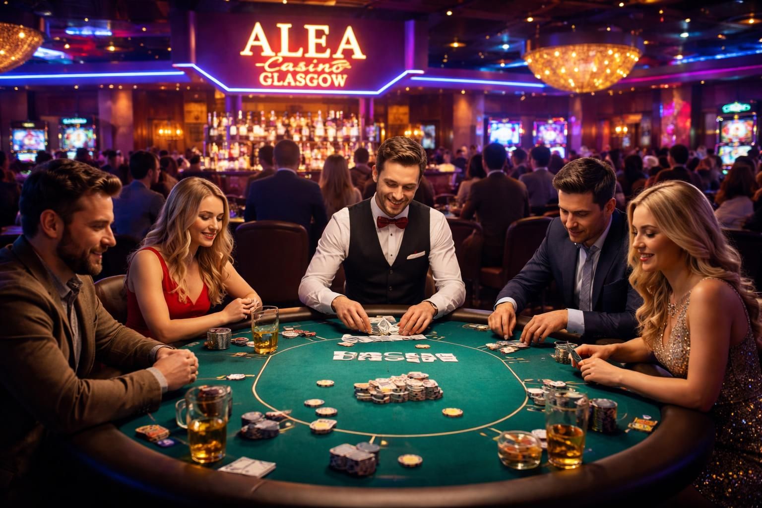 découvrez l'ambiance animée et conviviale de la salle de poker alea casino à glasgow, un lieu incontournable pour les passionnés de poker en quête d'excitation et de bonnes parties.