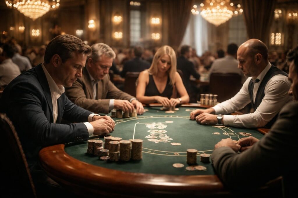 découvrez l'ambiance unique et palpitante de la salle de poker du casino baden en allemagne, un lieu incontournable pour les passionnés de poker et de jeux de casino.