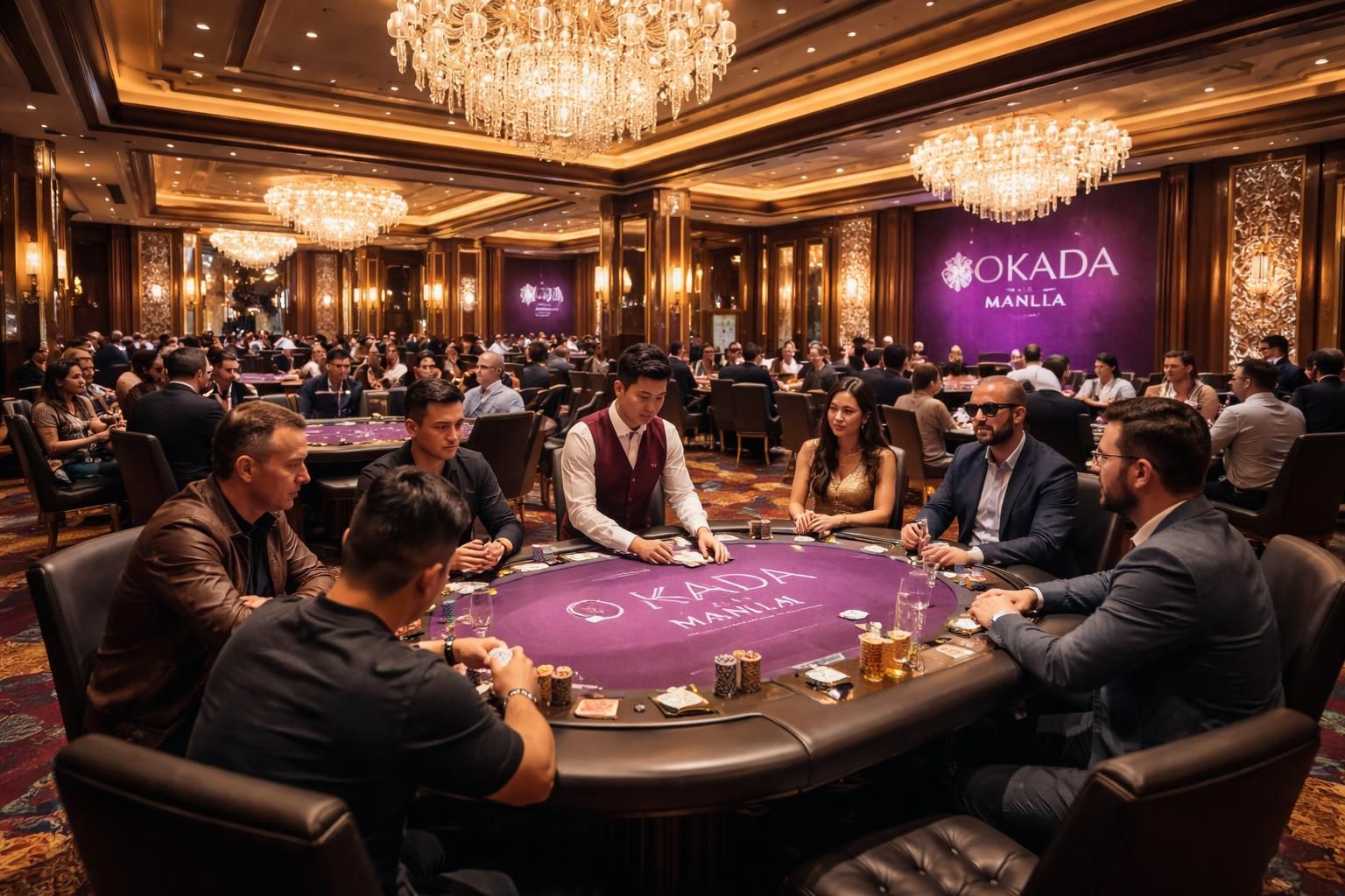 découvrez les dernières nouveautés de la salle de poker okada manila à manille, philippines, avec des jeux innovants, un cadre moderne et une expérience inoubliable pour les amateurs de poker.