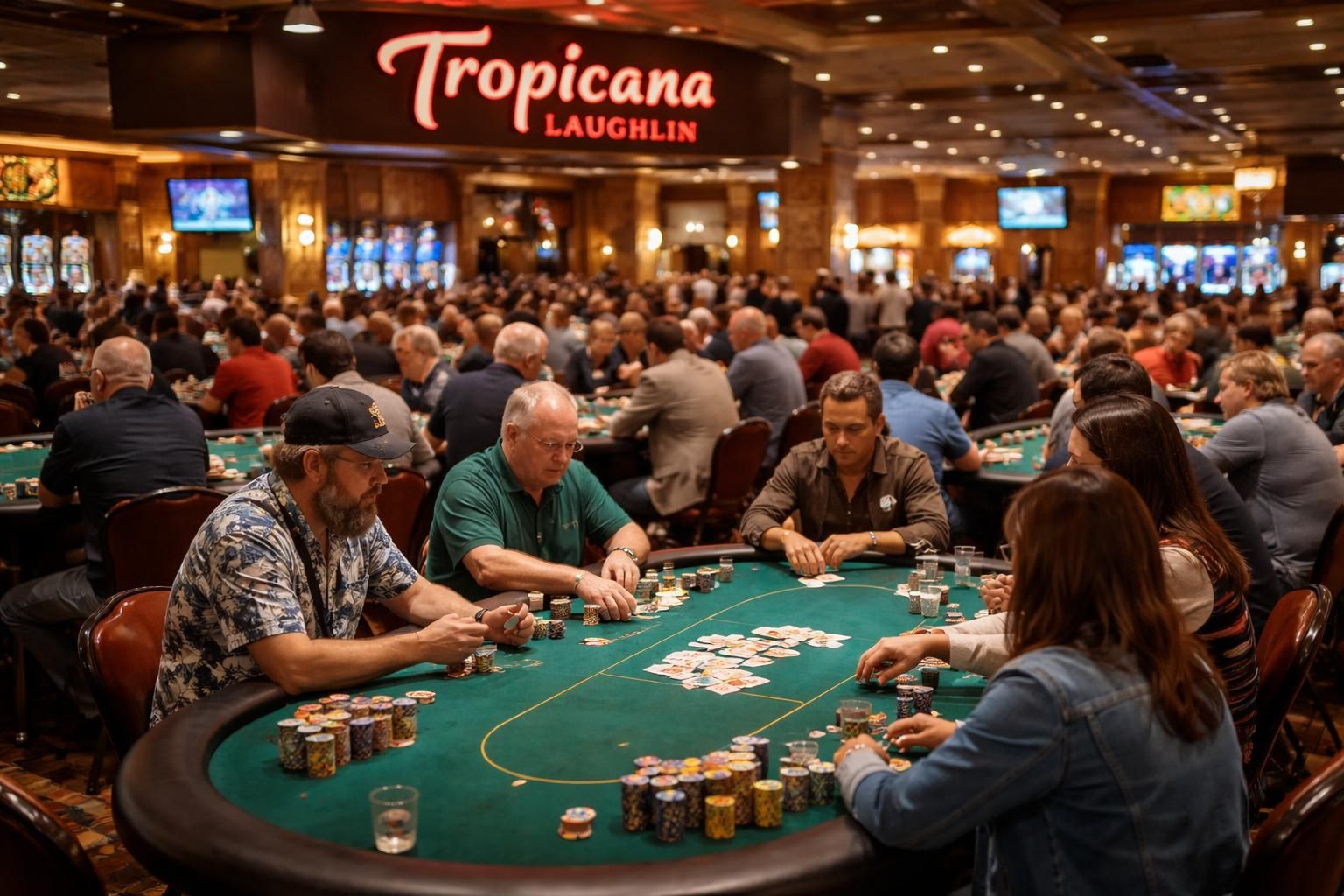 découvrez les événements incontournables au tropicana laughlin poker room et vivez des moments de poker intenses et passionnants.