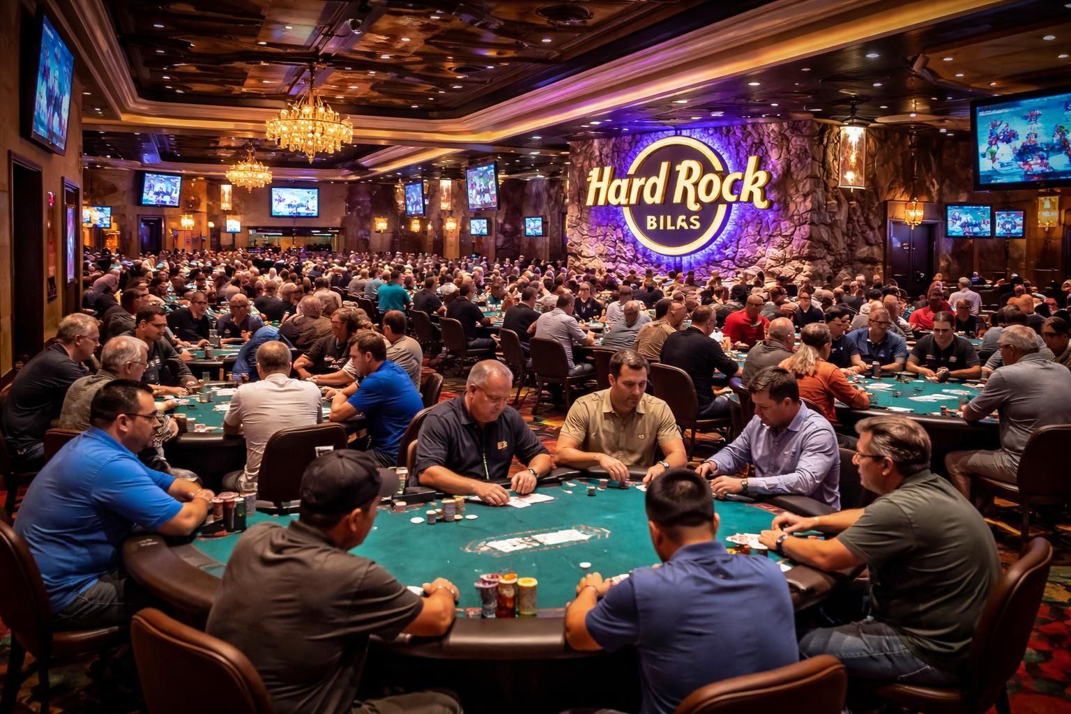 découvrez les secrets fascinants de la salle de poker du hard rock casino biloxi aux usa, un lieu emblématique pour les amateurs de poker à biloxi.